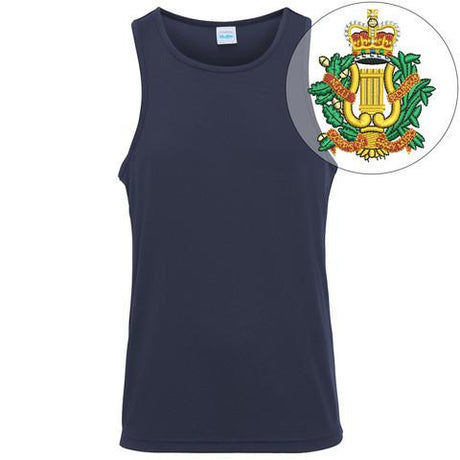 T-Shirts - Corps Of Army Music Embroidered Sports Vest