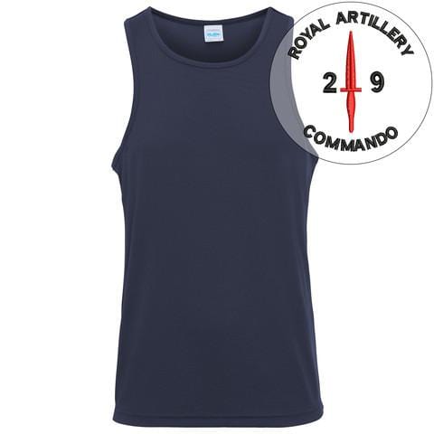 T-Shirts - Royal Artillery 29 Commando Embroidered Sports Vest