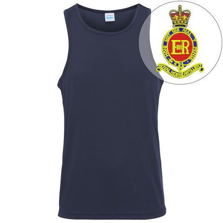T-Shirts - Royal Horse Artillery Embroidered Sports Vest