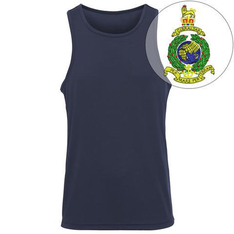 T-Shirts - Royal Marines Embroidered Sports Vest