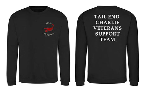TAIL END CHARLIE Team Front and Rear Printed Sweatshirt