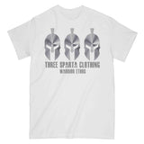 Three Sparta Silver Warrior Military Printed T-Shirt